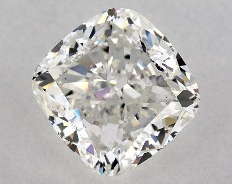 GIA 3.00 Carat H-VS2 Ideal Cut Cushion Modified Diamond